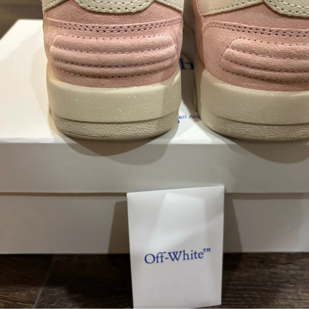 Off-White Out-of-Office White/Pink Sneakers - Picture 7 of 12